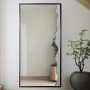 Lustro dekoracyjne w czarnej ramie MDF - WIENA W RAMIE